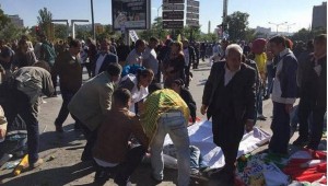 ΈΚΤΑΚΤΟ: Ισχυρές εκρήξεις στο σιδηροδρομικό σταθμό της Άγκυρας κατά την διάρκεια κουρδικής διαδήλωσης - Είκοσι νεκροί και δεκάδες τραυματίες - Δείτε τη στιγμή της έκρηξης [εικόνες,βίντεο]