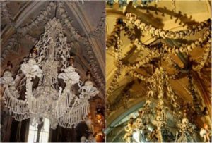 Η εκκλησία που είναι διακοσμημένη από ανθρώπινα οστά! Χρησιμοποιήθηκαν 70.000 σκελετοί για να πάρει τη σημερινή της μορφή!