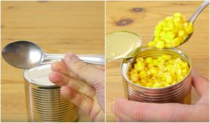 Δείτε ΠΩΣ να Ανοίξετε μία Κονσέρβα χρησιμοποιώντας απλά ένα Κουτάλι. Δεν θα το Φανταζόσασταν Ποτέ!