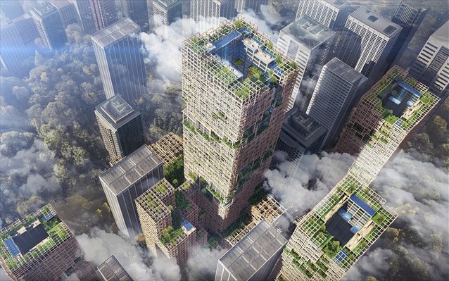 Σχέδια για ανέγερση ουρανοξύστη 350 μέτρων από ξύλο στο Τόκιο