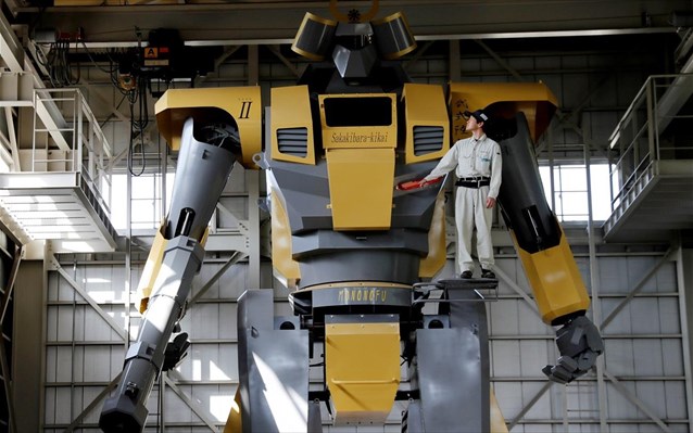 Ιάπωνας μηχανικός έφτιαξε γιγαντιαίο ρομπότ εμπνευσμένο από δημοφιλή κινούμενα σχέδια