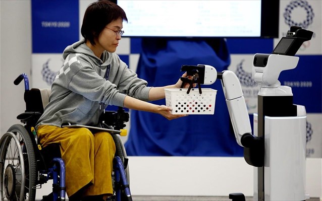 Ρομπότ που εξυπηρετούν ανθρώπους στους Ολυμπιακούς του Τόκιο
