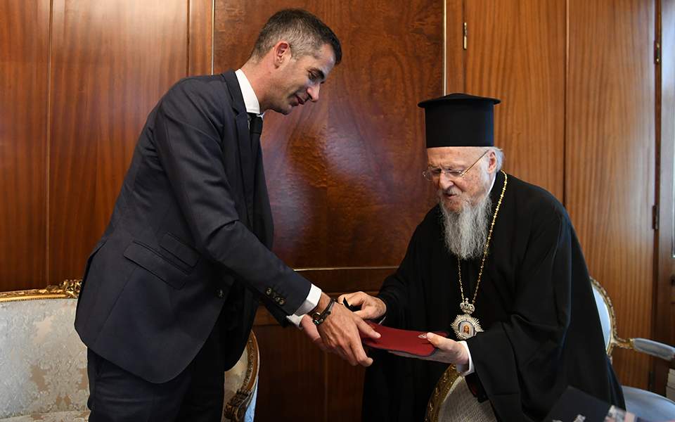 Συνάντηση Κώστα Μπακογιάννη με τον Οικουμενικό Πατριάρχη στο Φανάρι