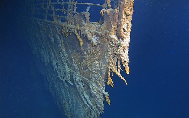 Ο Τιτανικός καταρρέει, έδειξε η πρώτη κατάδυση επανδρωμένου σκάφους στο ναυάγιο εδώ και 14 χρόνια