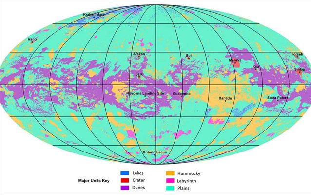 Ένας ολόκληρος νέος κόσμος: Ο πρώτος πλήρης χάρτης του Τιτάνα